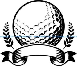 symbol of golf ball