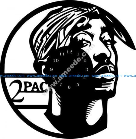 2PAC wall clock