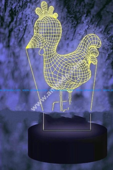 3D Lamp look like a turkey