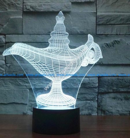 3d illusion lamp led Alaaddin