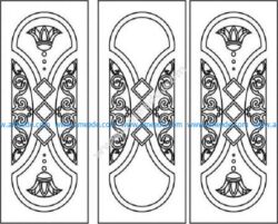Arab style door pattern