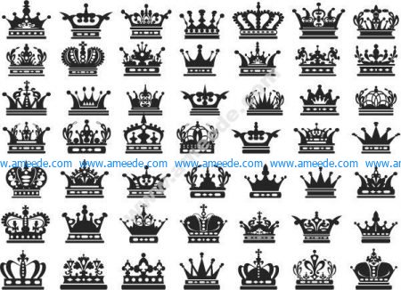 Crowns Silhouette