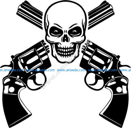 Dangerous shooting range icon
