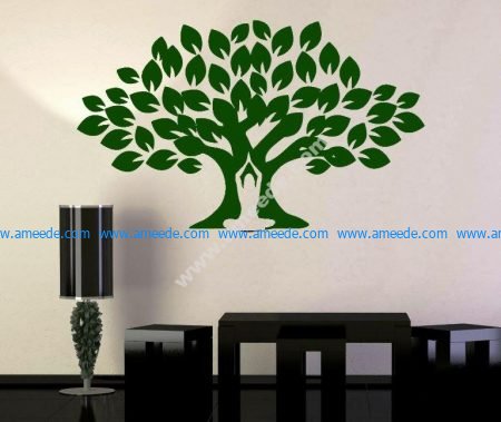 Decorate the living room with a Bodhi tree