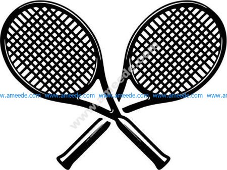 Double tennis racket