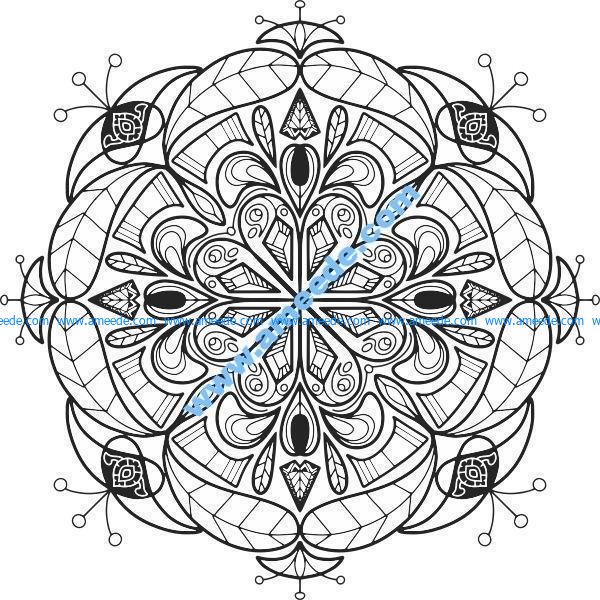 Floral Mandala Design