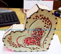 Heart shaped money box