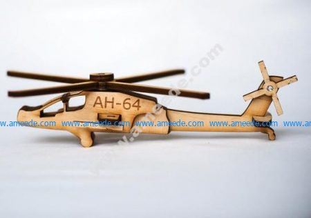 Helicopter Laser Cut Kit