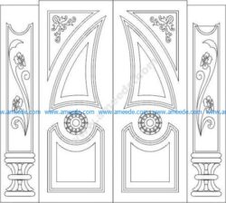 Islamic style of the door