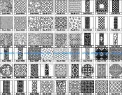 Large collection of cnc cutting patterns
