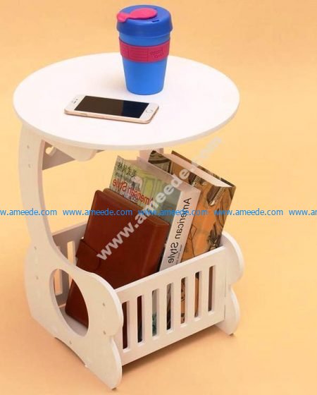 Magazine Rack Side Table Template