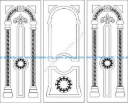 Modern Wooden Door Designs for CNC