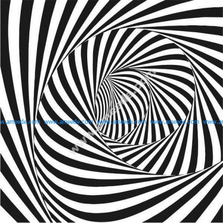 The picture causes spiral illusion