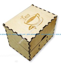 The pretty box contains delicious tea packages