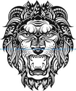 Lion Head Graphic