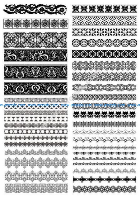 Vector Seamless Borders – Download Vector