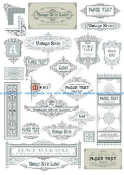 Vintage Decor Frames