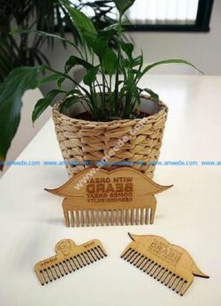 Wooden Beard Combs