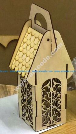 Wooden Box with Handle