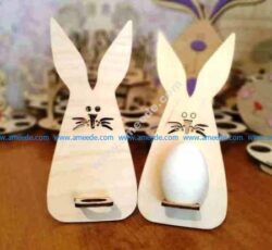 Wooden Easter Bunny Template 3mm