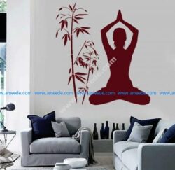 Yoga room at home