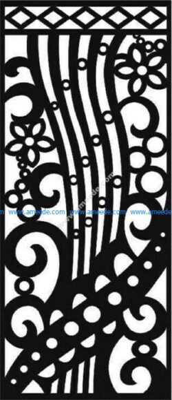 Patterned partition