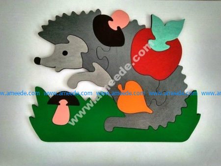 porcupine puzzle pieces