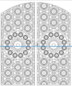 star pattern door design