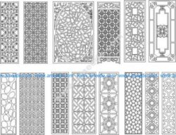 Chinese traditional patterned partition