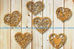 Heart motifs