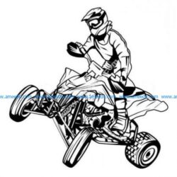 Quad biker