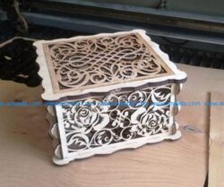 Rose jewelry box