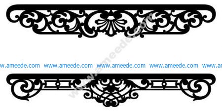 Openwork grips for curtains 5 Openwork grips for curtains design for CNC Laser cutting and engraving machine or 3D printing