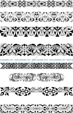 border pattern vector