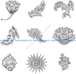ethnic decor set