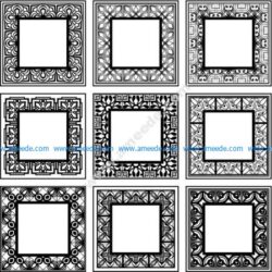 decorative frame square