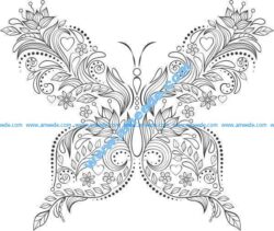 flower butterfly