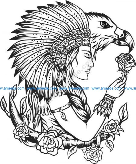 Download indian girl - Download Vector