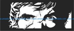 male face