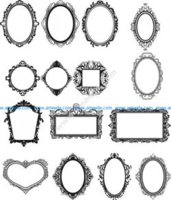 mirror frame pattern