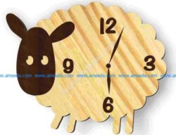 sheep clock