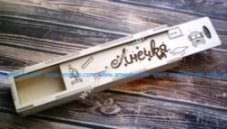 wooden pen case