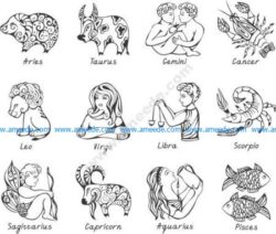 12 signs of the zodiac