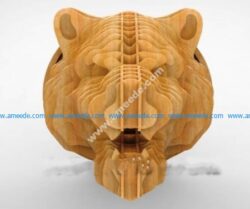 Siberian Tiger head