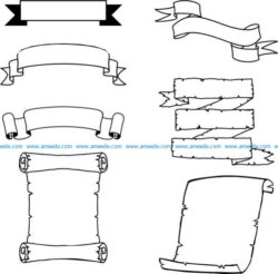 Beautiful decorative banners with banners