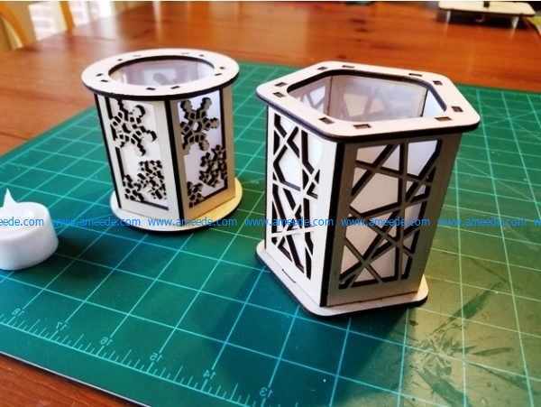 Candle Holder Lantern Snowflake