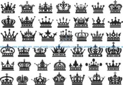 Carved crowns decorated