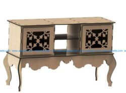 Wooden buffet colonial