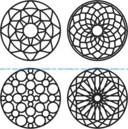 Circle decorative pattern