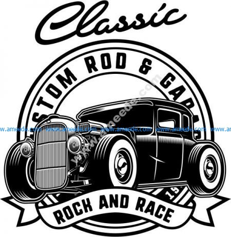 Classic car icon